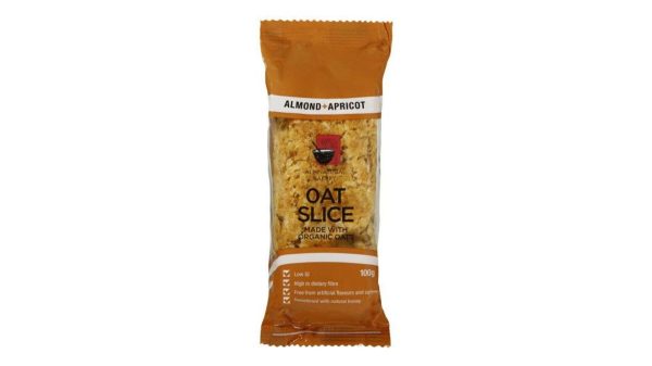 All Natural Bars Slice Oat Almond and Apricot 100g