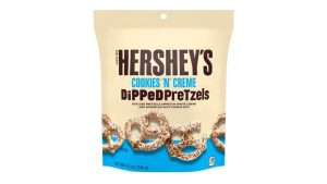 HERSHEY'S DiPPeD PreTzels COOKIES 'N' CREME Snack 120g