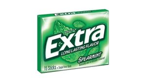 Extra Spearmint Gum 15 Sticks