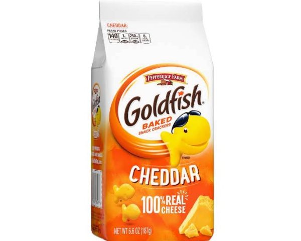 Gold Fish Cheddar 187g