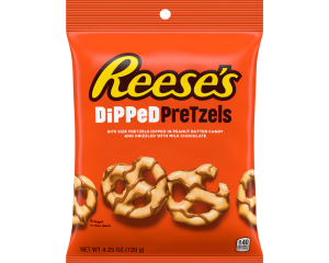 Reese's Dipped Pretzels Milk Chocolate Peanut Butter Snack 120 g