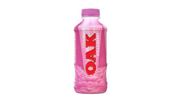 Oak Flavoured Iced Strawberry Milk 500mL