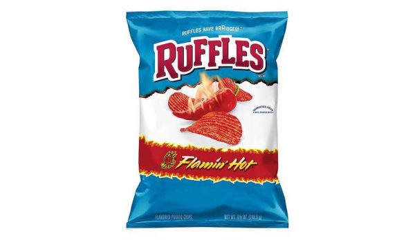 Ruffles Ridged Potato Chips and Flamin Hot 184g
