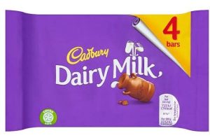 Cadbury Dairy Milk 4pc 32.5g